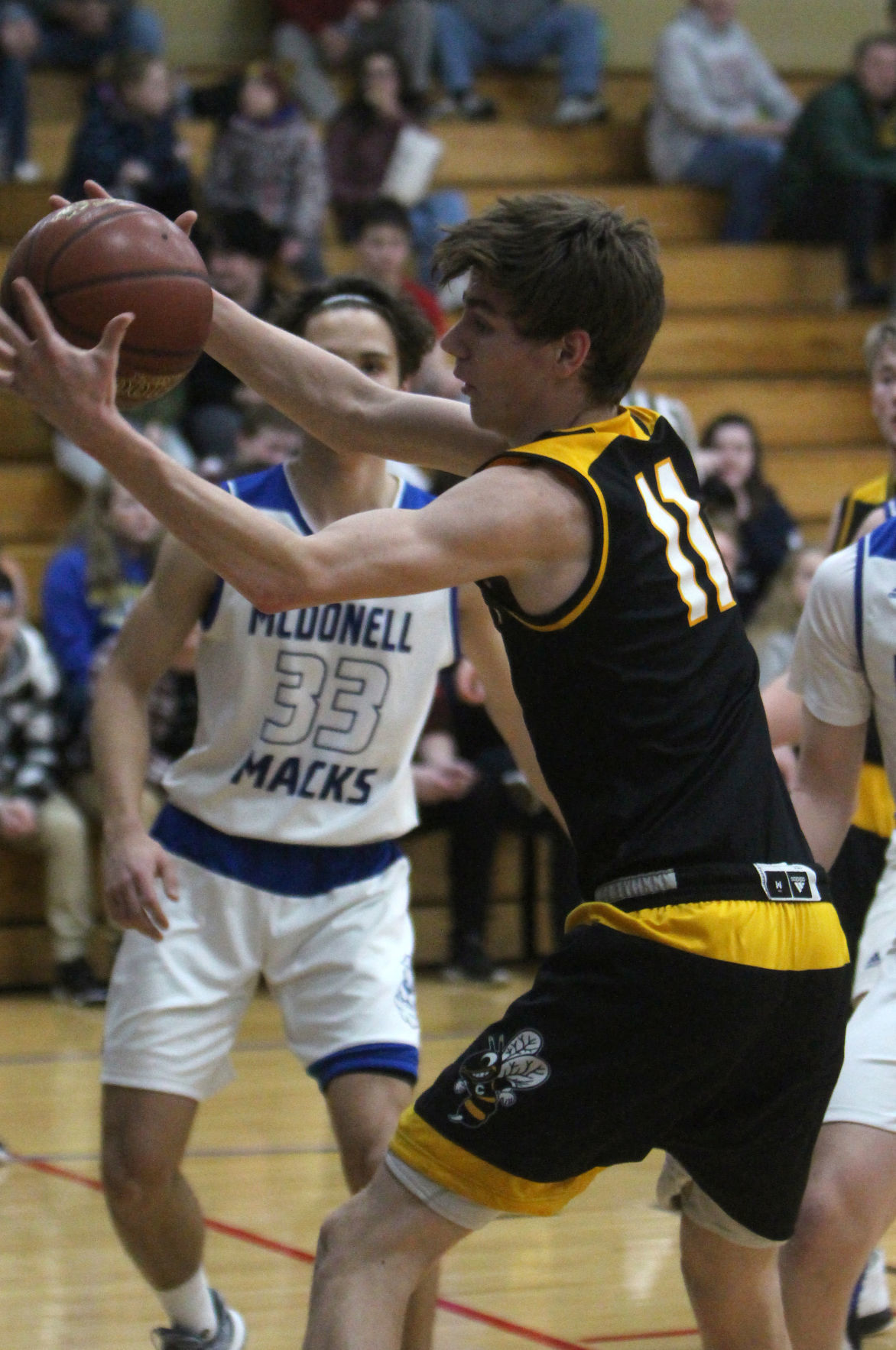 Cadott at McDonell boys basketball 1-15-19